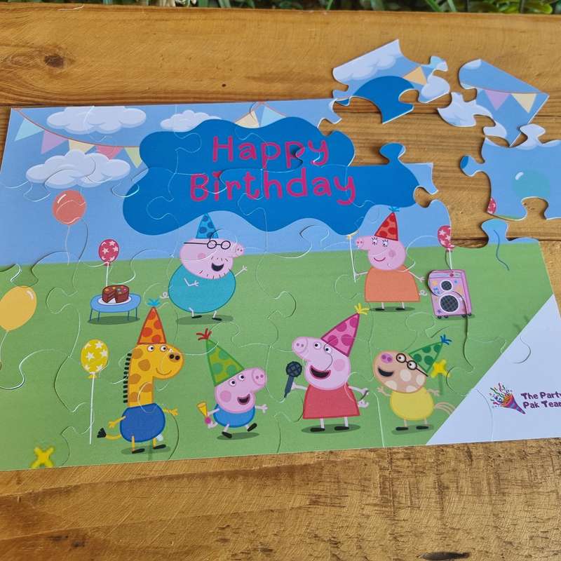 Peppa Pig 24 Piece Puzzle Muddy Puddles Blue