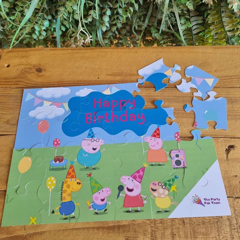 Peppa Pig 24 Piece Puzzle Muddy Puddles Blue