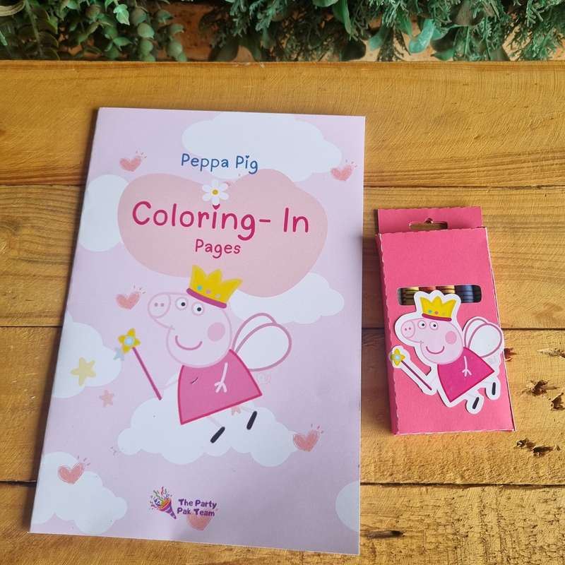 Peppa Pig Coloring Pages Princess