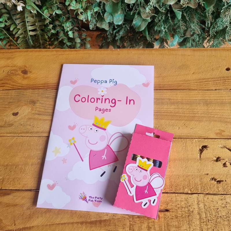 Peppa Pig Coloring Pages Princess