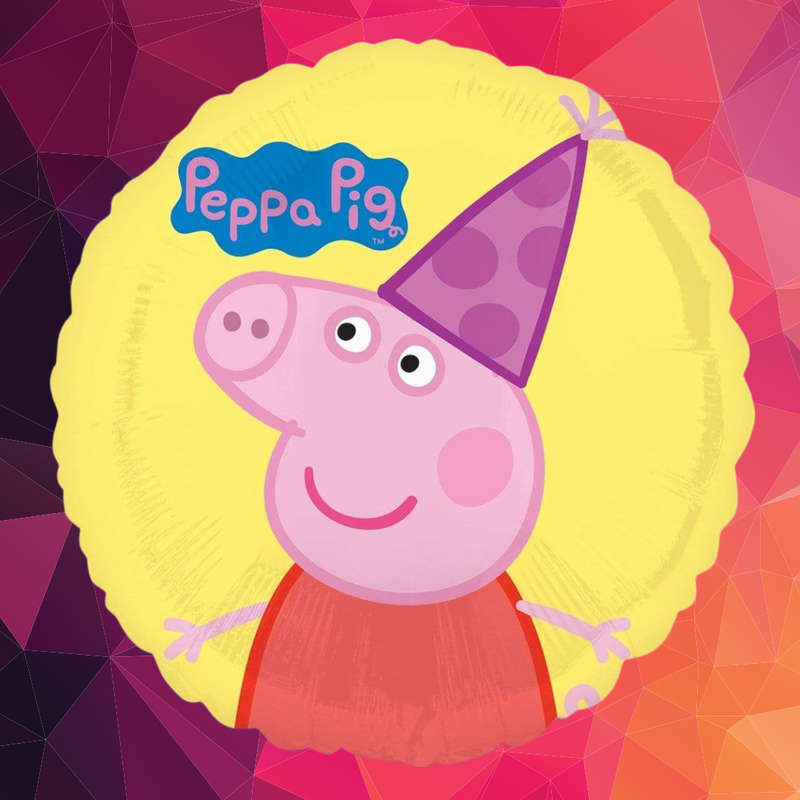 Peppa Pig Yellow 18-Inch Foil Balloon