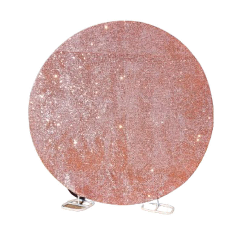 Round Stand with Sequins Cover