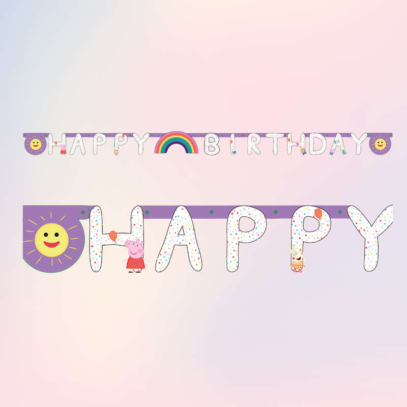 Peppa Pig Paper Banner