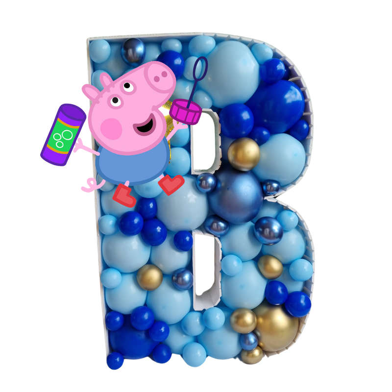 Peppa Pig Balloon Mosaic