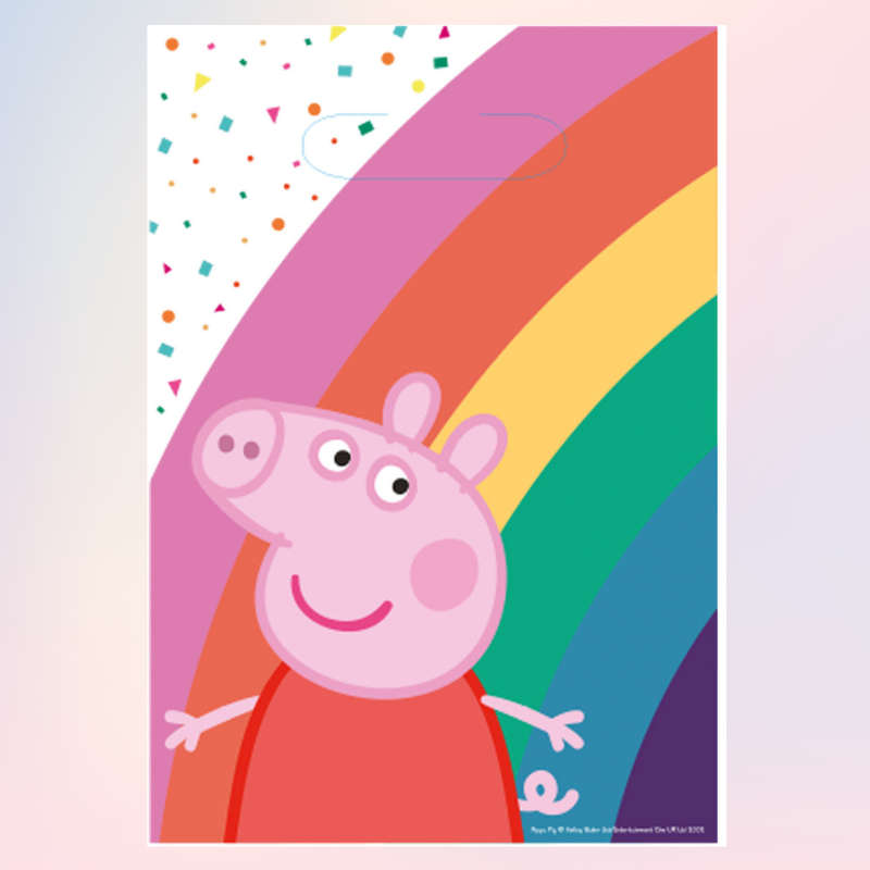 Peppa Pig Party Loots Bags Set of 8