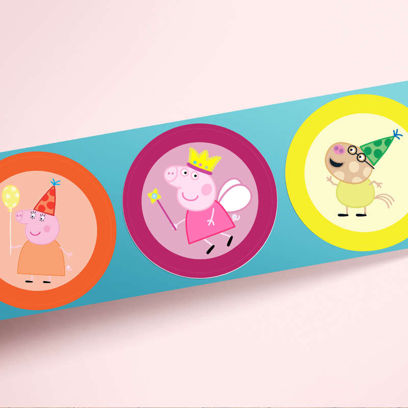 Peppa Pig Stickers Set of 12