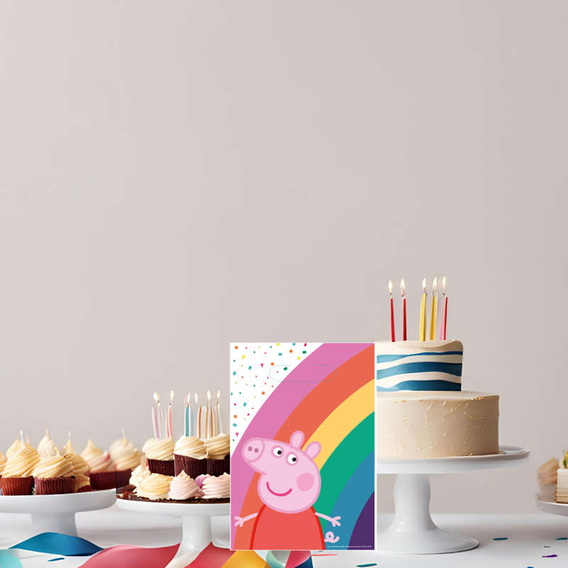 Peppa Pig Party Loots Bags Set of 8