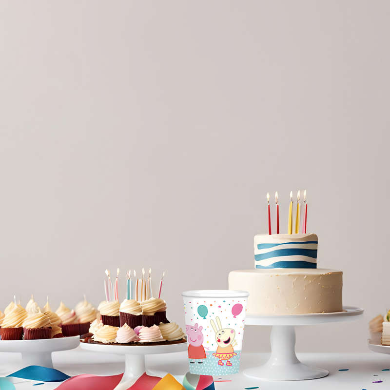 Peppa Pig Cups Set of 8