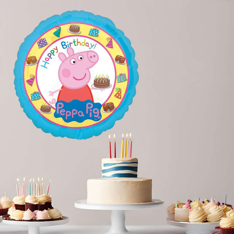 Peppa Pig Happy Birthday 18-Inch Foil Balloon
