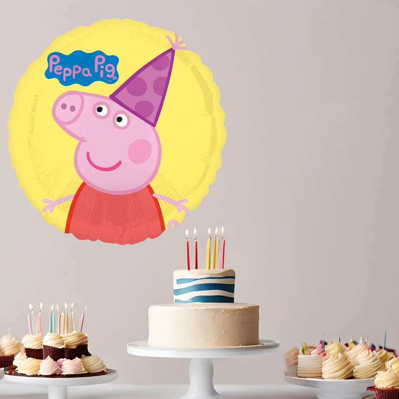 Peppa Pig Yellow 18-Inch Foil Balloon