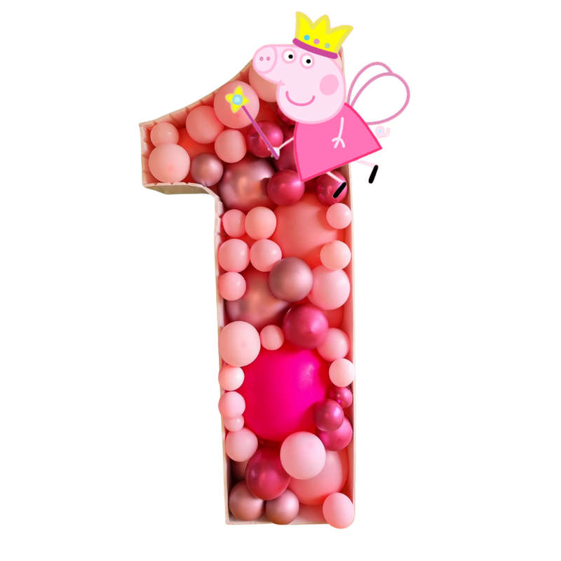 Peppa Pig Balloon Mosaic