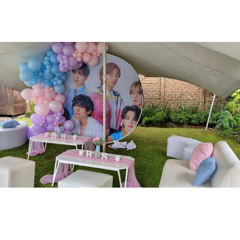 BTS PARTY BACKDROP