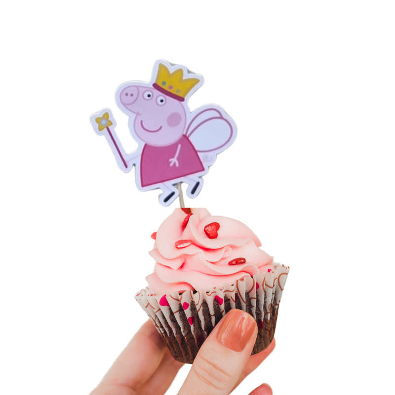Peppa Pig Mini Cupcake Toppers