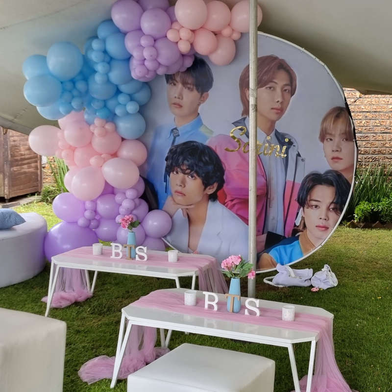 BTS PARTY BACKDROP