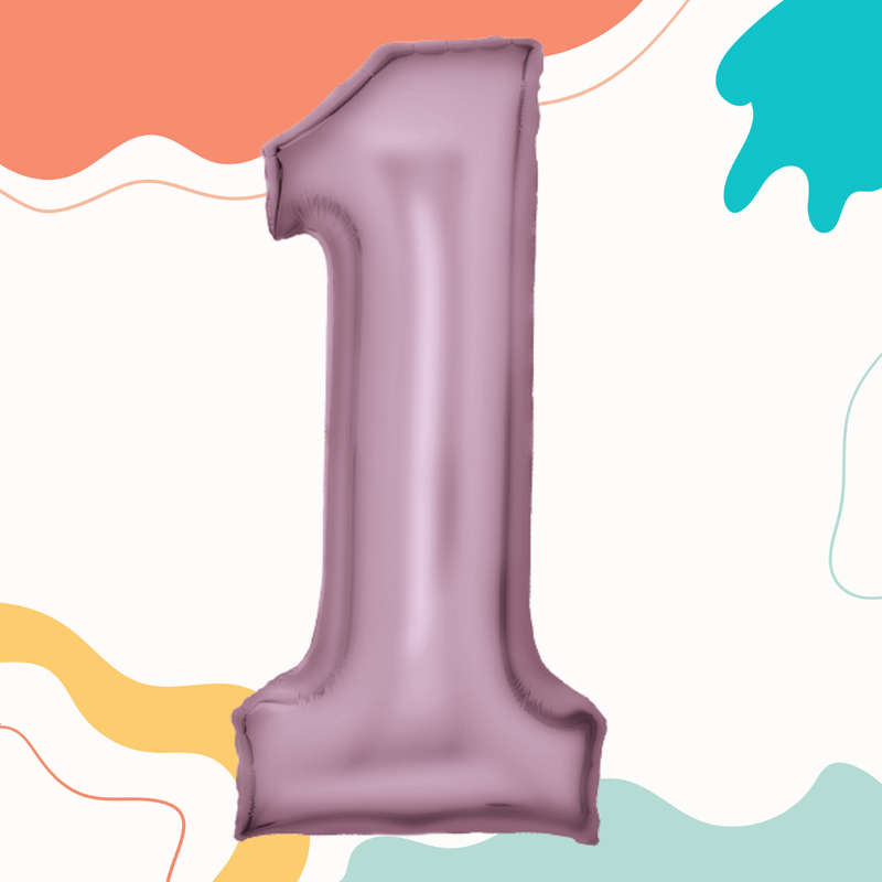 FOIL BALLOON  LARGE PASTEL PINK ONE 1
