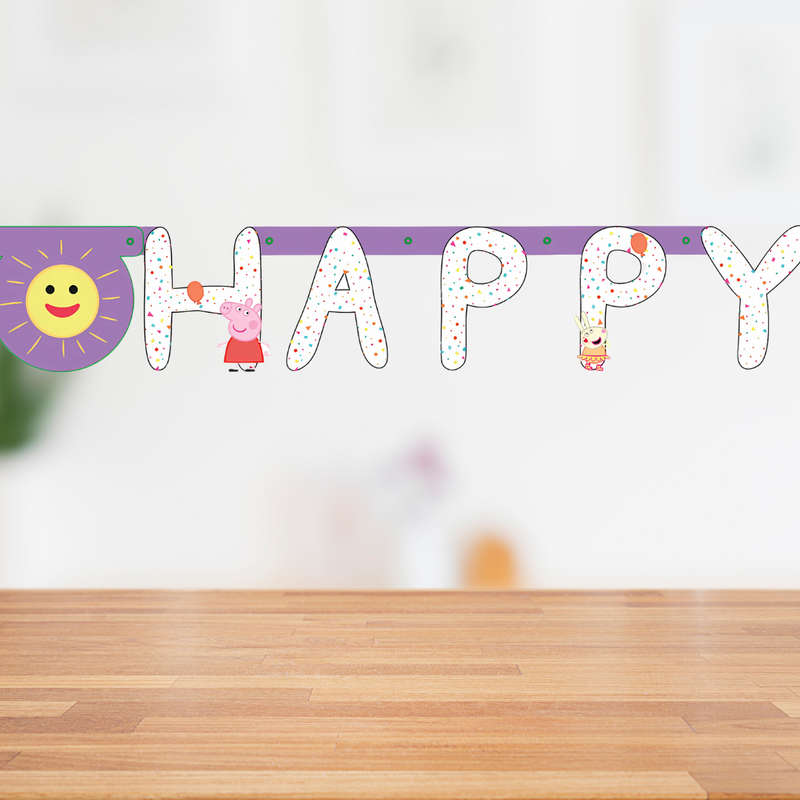 Peppa Pig Paper Banner