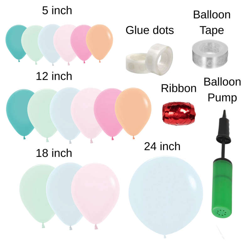 Peppa Pig Themed Balloon Garland Kit