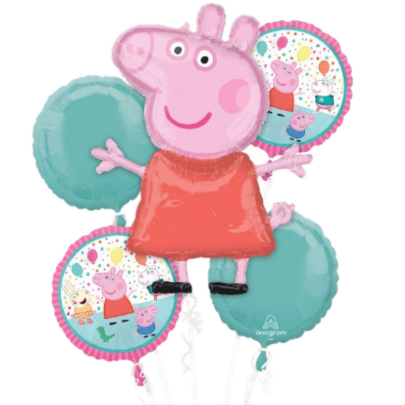 Peppa Pig Themed Balloon Garland Kit