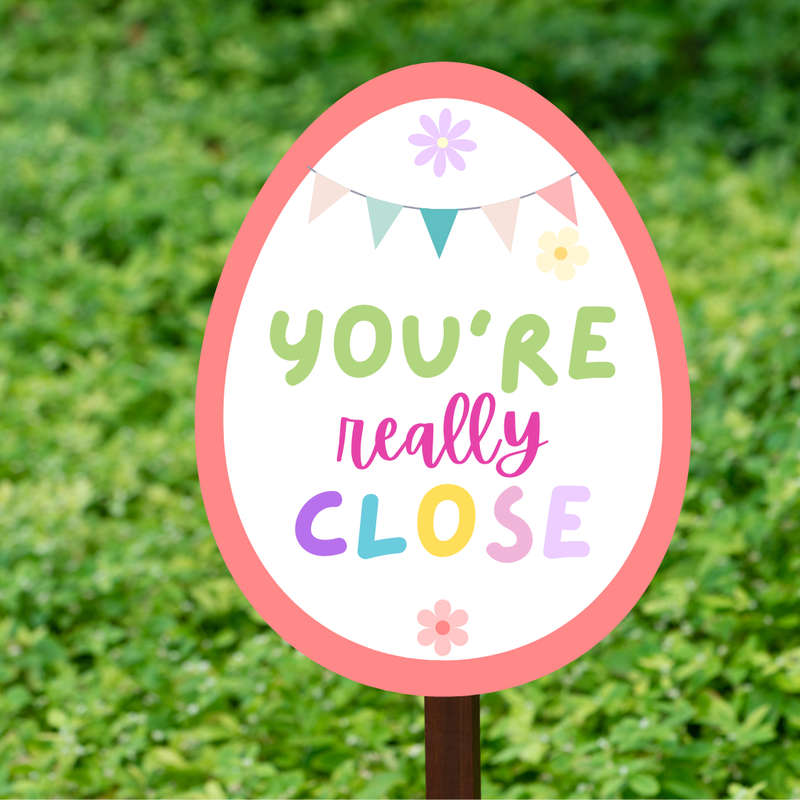 Easter Egg Hunt Signage Set of 10