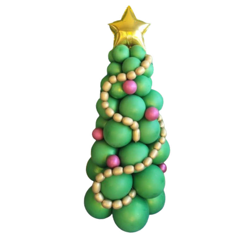MINI CHRISTMAS TREE BALLOON BOUQUET