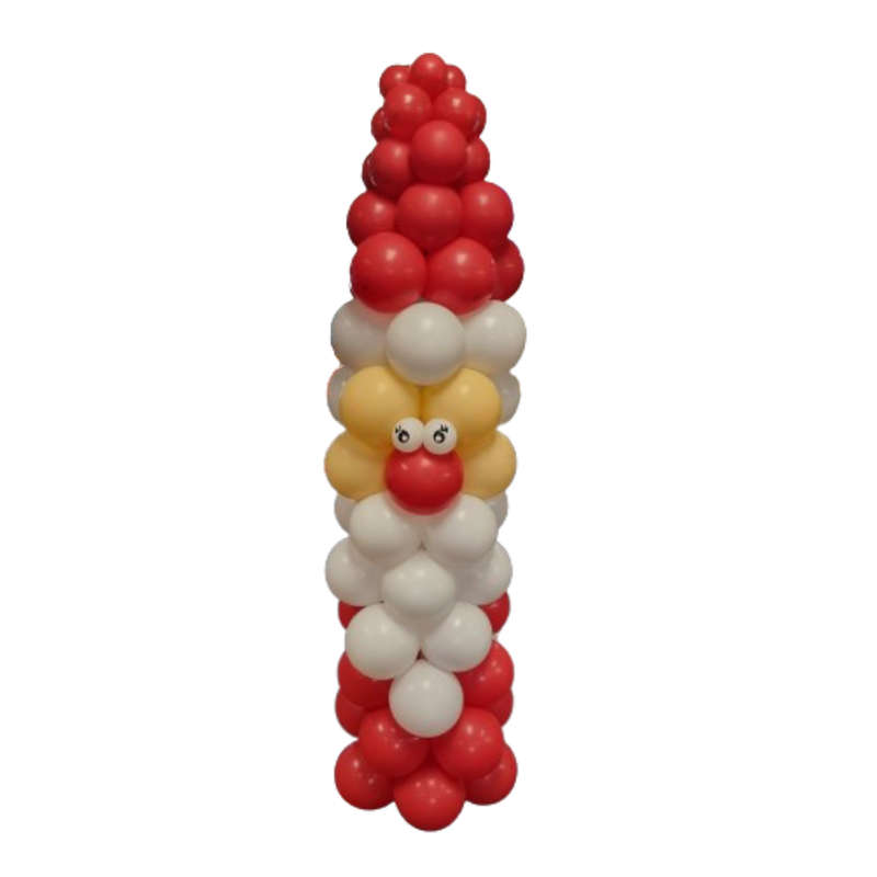 SANTA  BALLOON COLUMN
