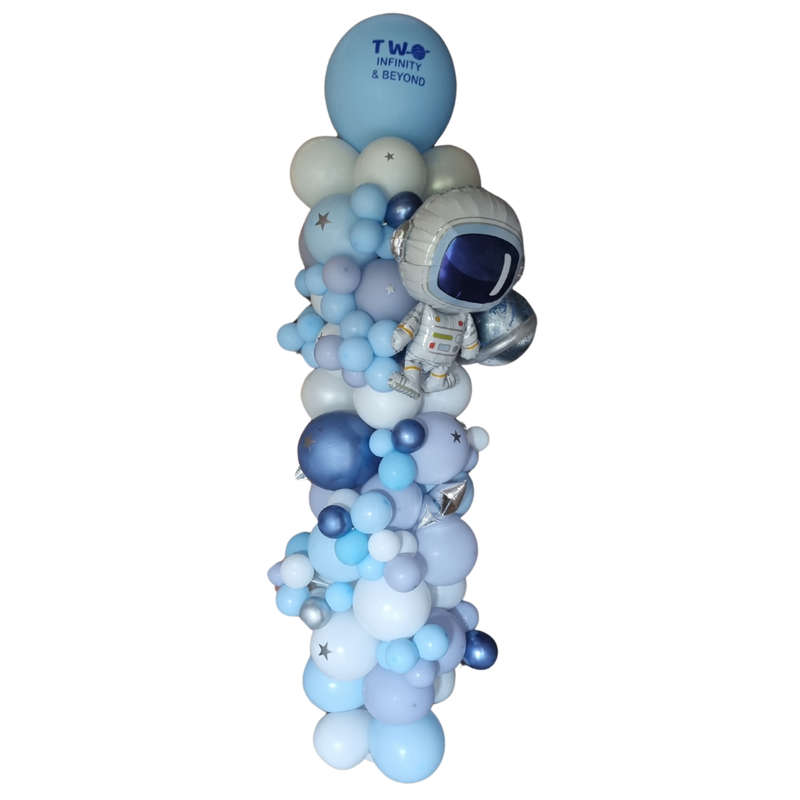 Space Astronaut Balloon Column