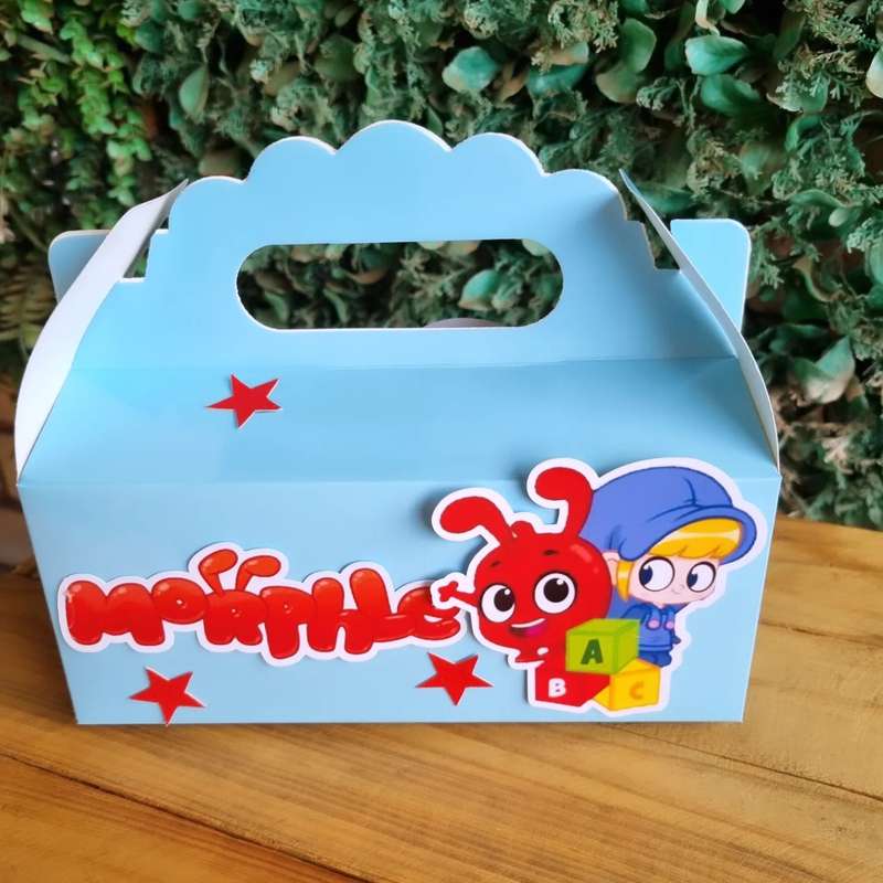 MORPHLE PARTY PACK 5 BOXES only, personalized kiddies birthday party themed decor party boxes cus...