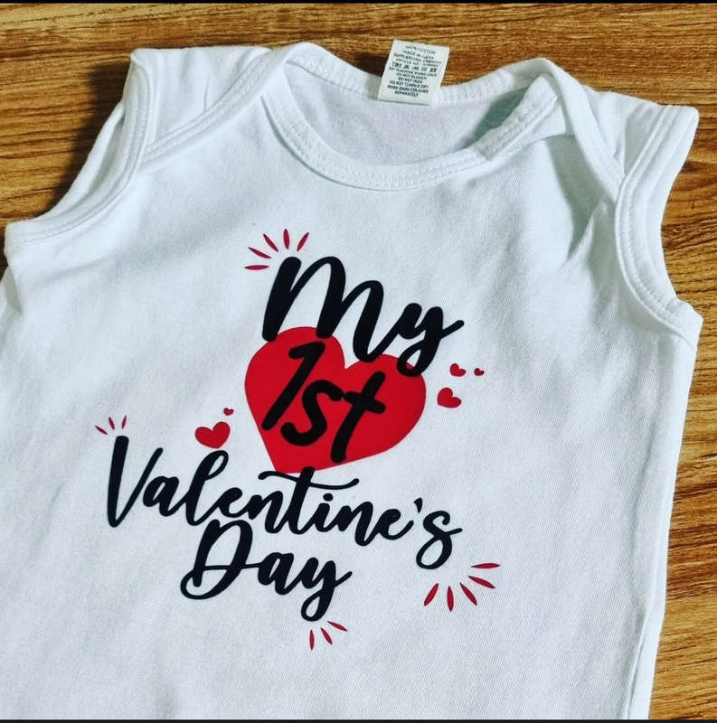 BABY ROMPER MY FIRST VALENTINE'S DAY GIFT