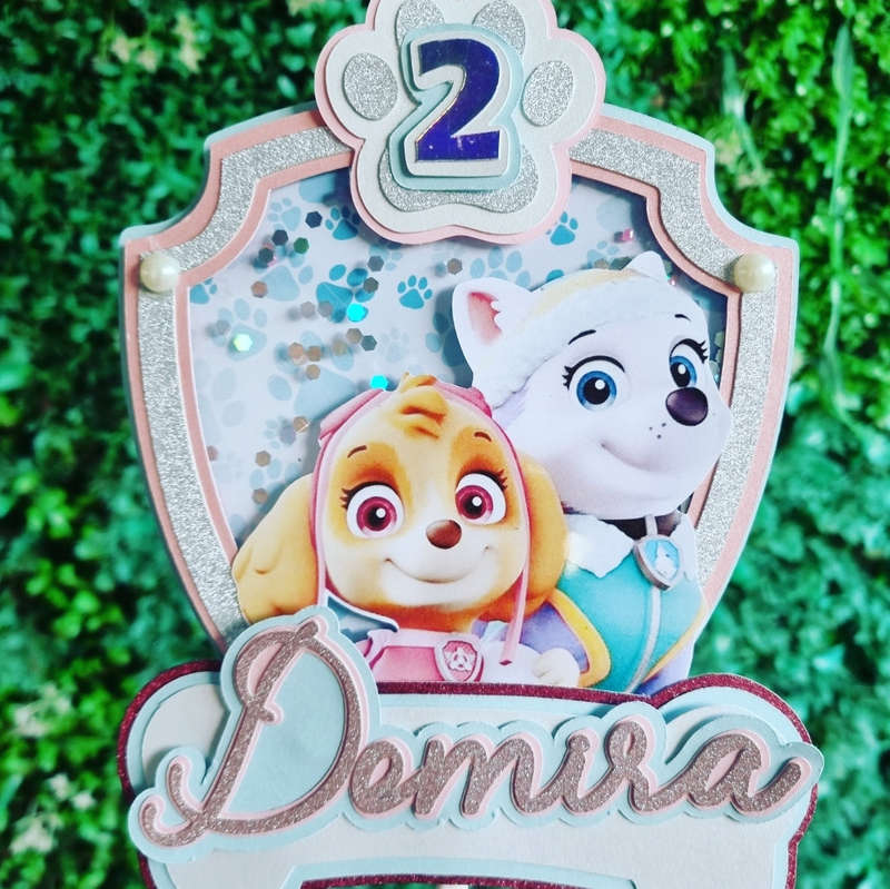 PAW PATROL GIRL SKYE EVEREST CAKE TOPPER