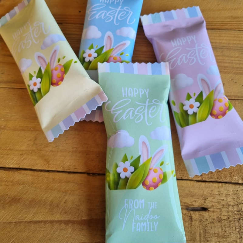 Personalized Easter Mallow Eggs  Custom-Branded Treats