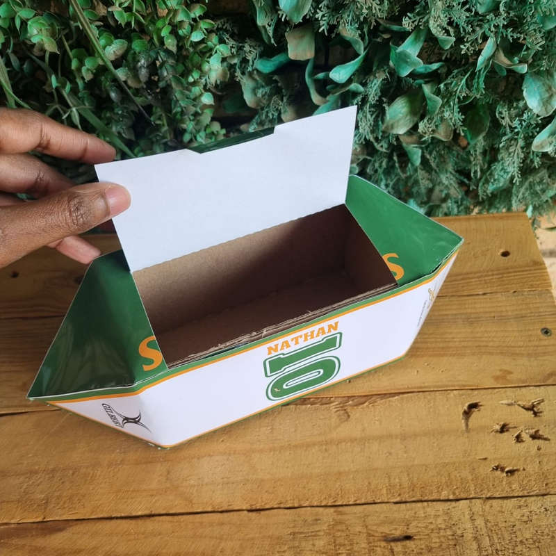 SPRINGBOKS  RUGBY BALL PARTY PACKS BOX