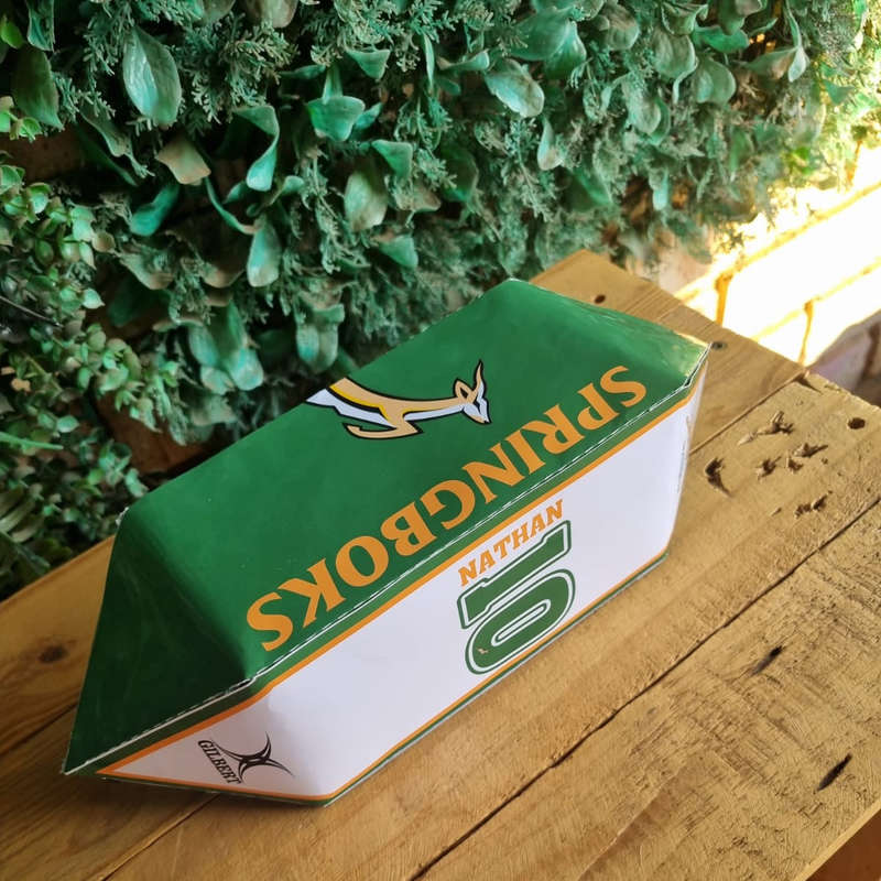SPRINGBOKS  RUGBY BALL PARTY PACKS BOX