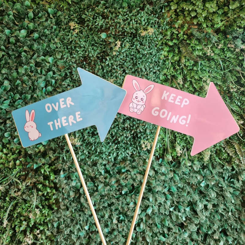 Easter Egg Hunt Signage Set of 10