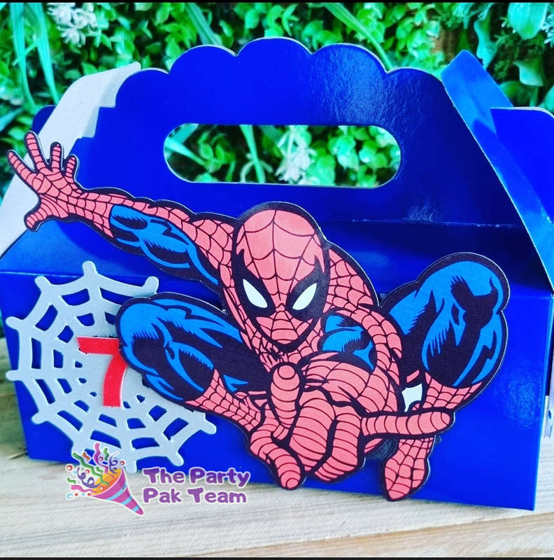SPIDERMAN PARTY PACK 5 BOXES