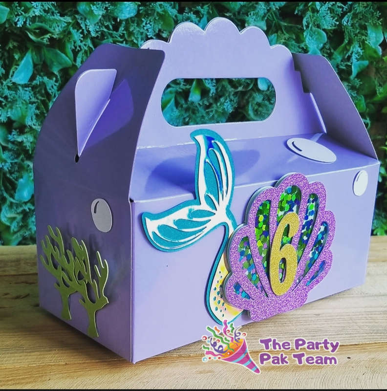 MERMAID PARTY PACK 5 BOXES