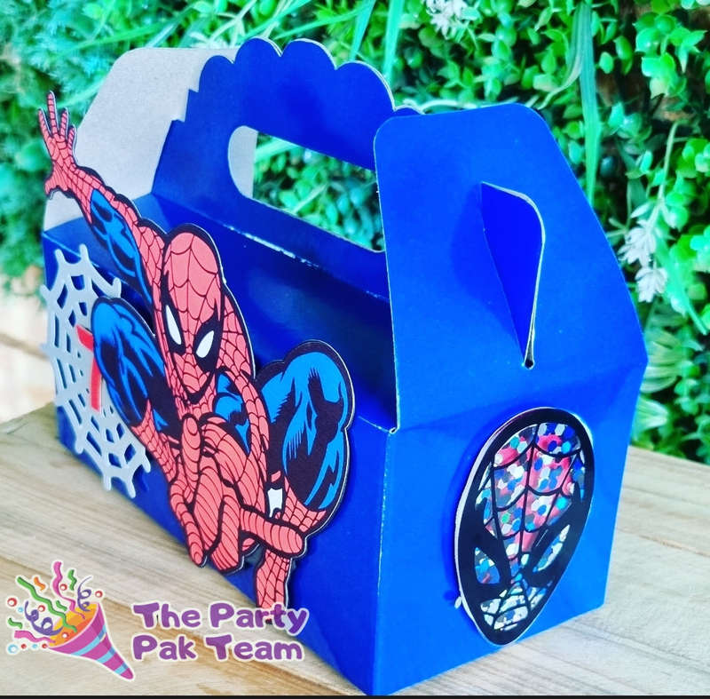 SPIDERMAN PARTY PACK 5 BOXES