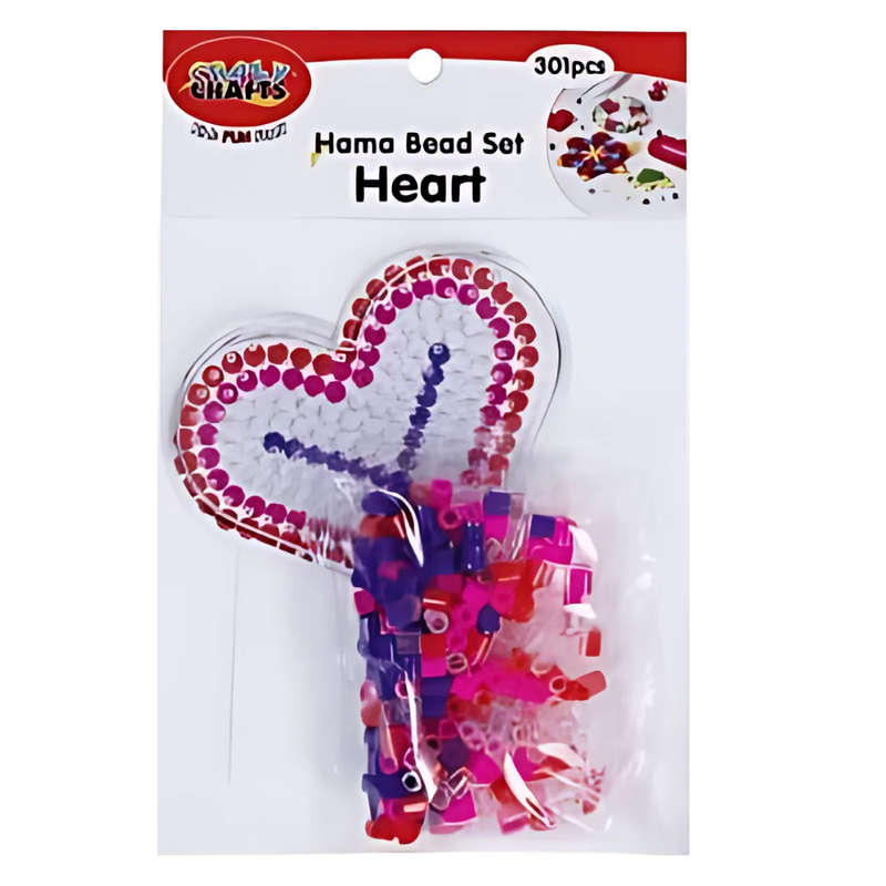 Crazy Crafts Hama Bead Set  Hearts 301 pcs