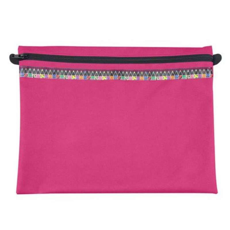 Book Bags With Zip Assorted Colours