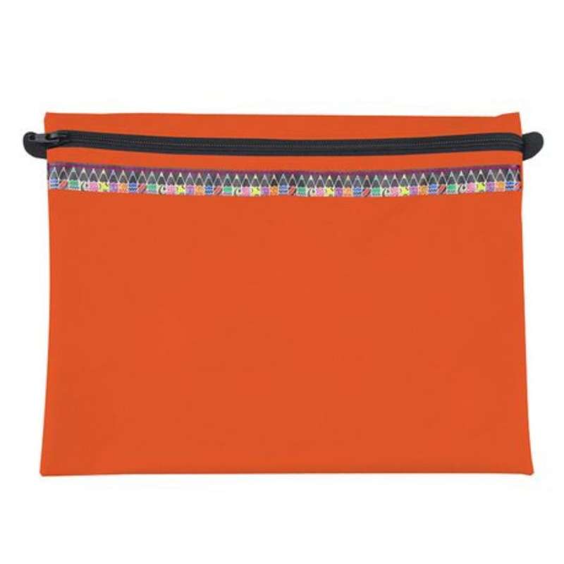 Book Bags With Zip Assorted Colours