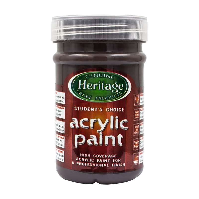 Heritage Acrylic Paint 250ml Assorted Colours