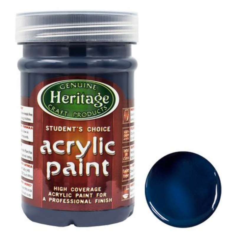 Heritage Acrylic Paint 250ml Assorted Colours