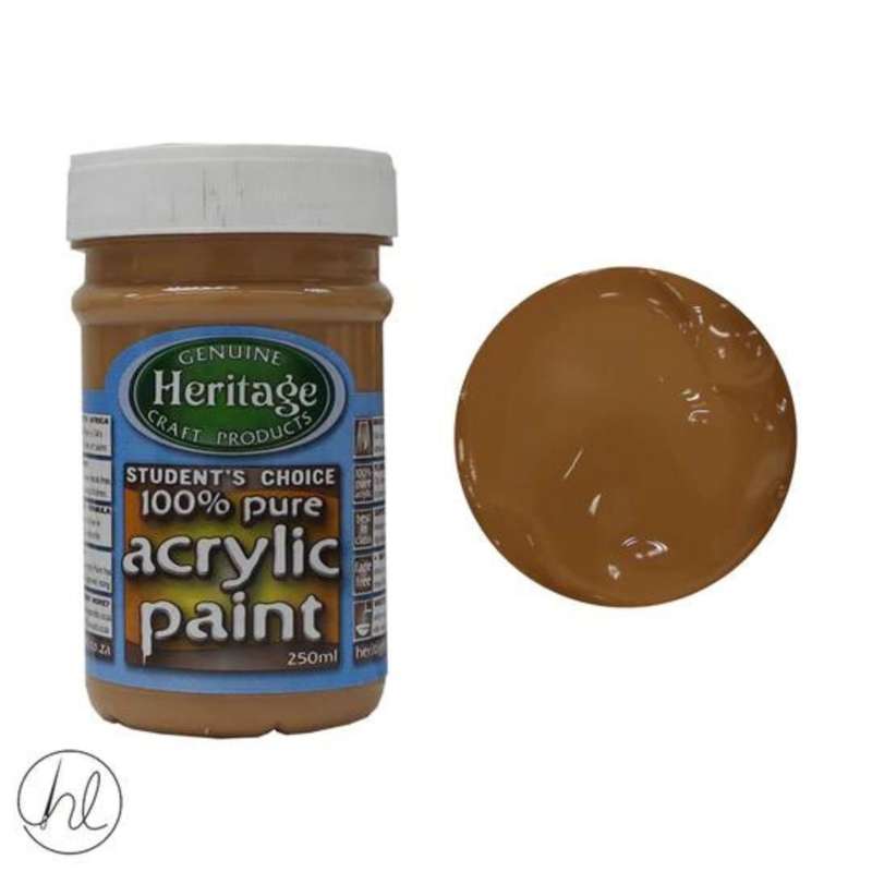 Heritage Acrylic Paint 250ml Assorted Colours