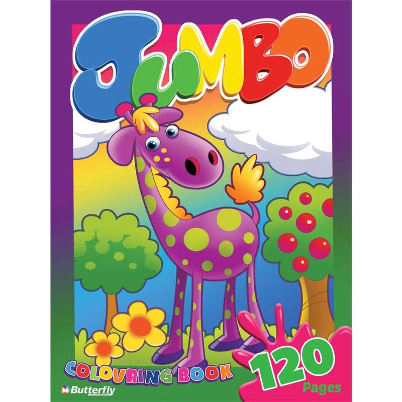 Butterfly Colouring Book Jumbo 120 Pg