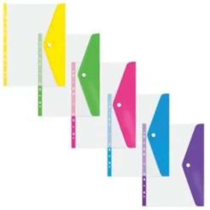 A4 Filing Carry Folder Assorted Colours