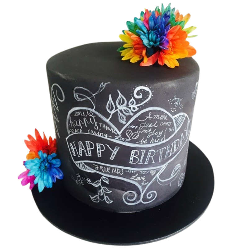Masonite Cake Board - Black