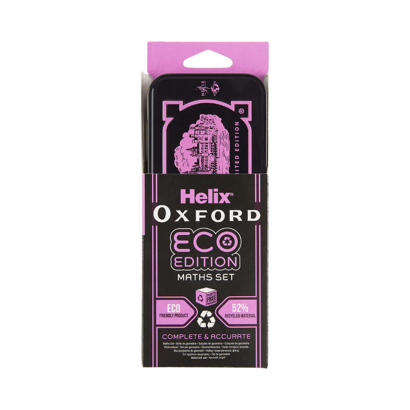 Helix Oxford Math Set Eco Edition - Pink