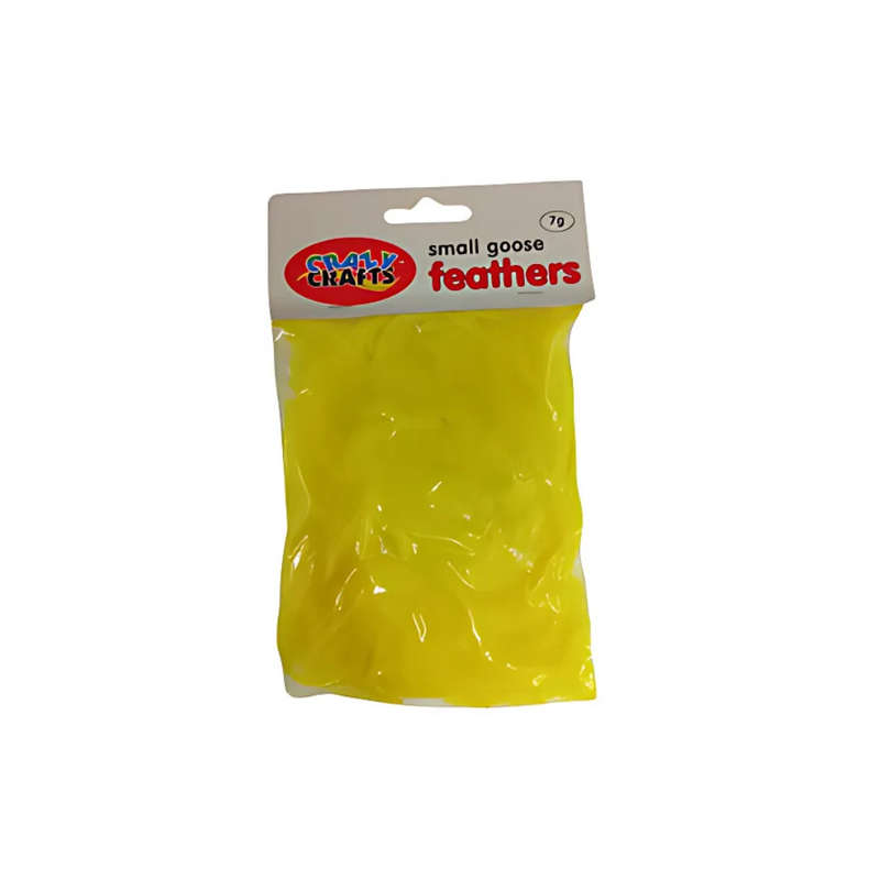 Crazy Crafts Yellow Feathers  7g