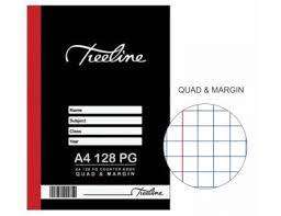 A5 Hardcover Quad and Margin 128 Page