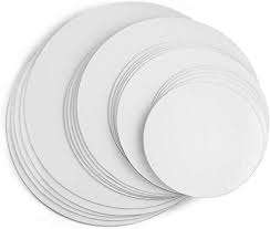 Masonite Cake Board - White