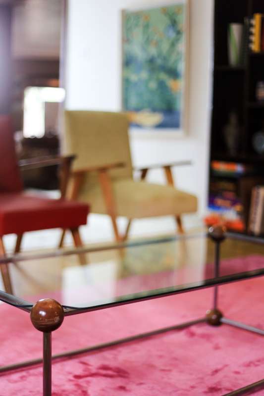 1970's Chrome and Glass Coffee Table
